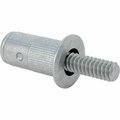 Bsc Preferred Rivet Studs 6-32 Thread for 0.08-0.13 Material Thickness, 10PK 98075A115